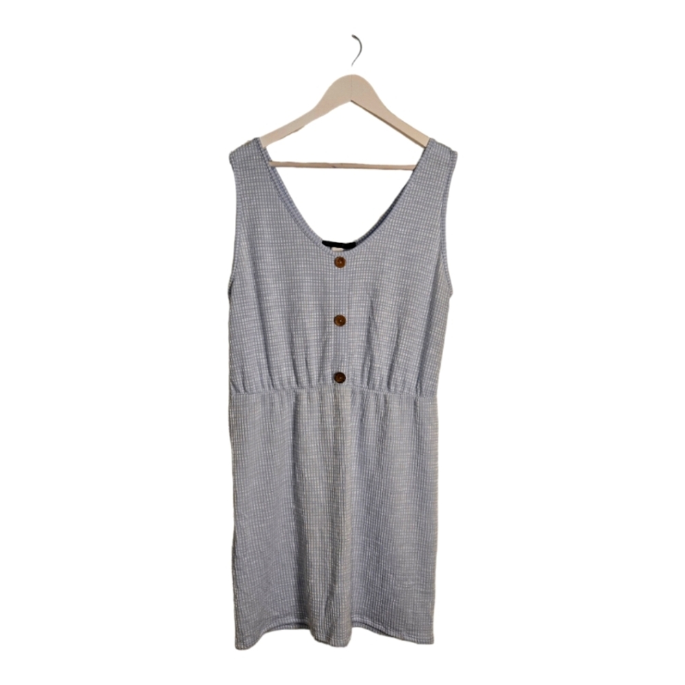 Kreative Content Blue and White Lounge Dress 1X